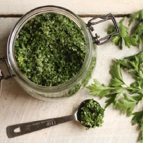 Parsley salt