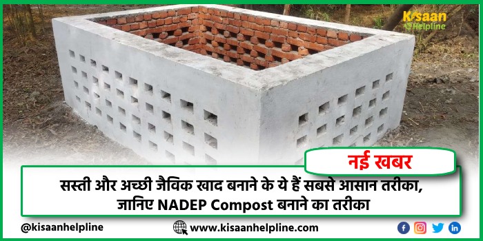सस्ती और अच्छी जैविक खाद बनाने के ये हैं सबसे आसान तरीका, जानिए NADEP Compost बनाने का तरीका