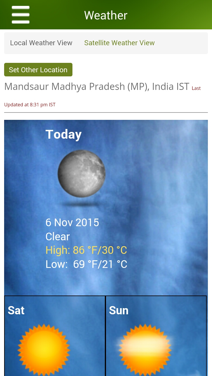 KisaanHelpline Weather Forecasting india