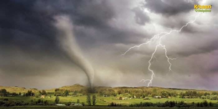 अगले 7 दिनों में तेज आंधी, ओलावृष्टि और भारी बारिश की चेतावनी: किसानों के लिए महत्वपूर्ण मौसम अलर्ट जारी