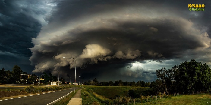 अगले कुछ दिनों में भारी बारिश और आंधी-तूफान का अलर्ट: पूर्वोत्तर, दक्षिण और मध्य भारत के किसानों के लिए महत्वपूर्ण मौसम जानकारी