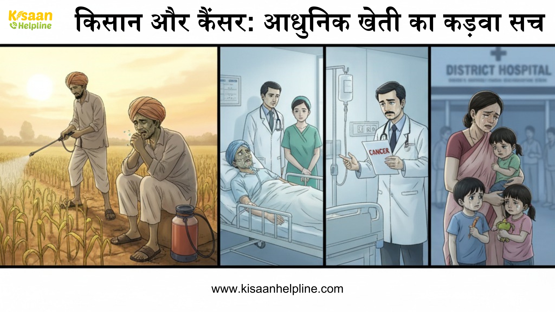 किसान और कैंसर: आधुनिक खेती का कड़वा सच