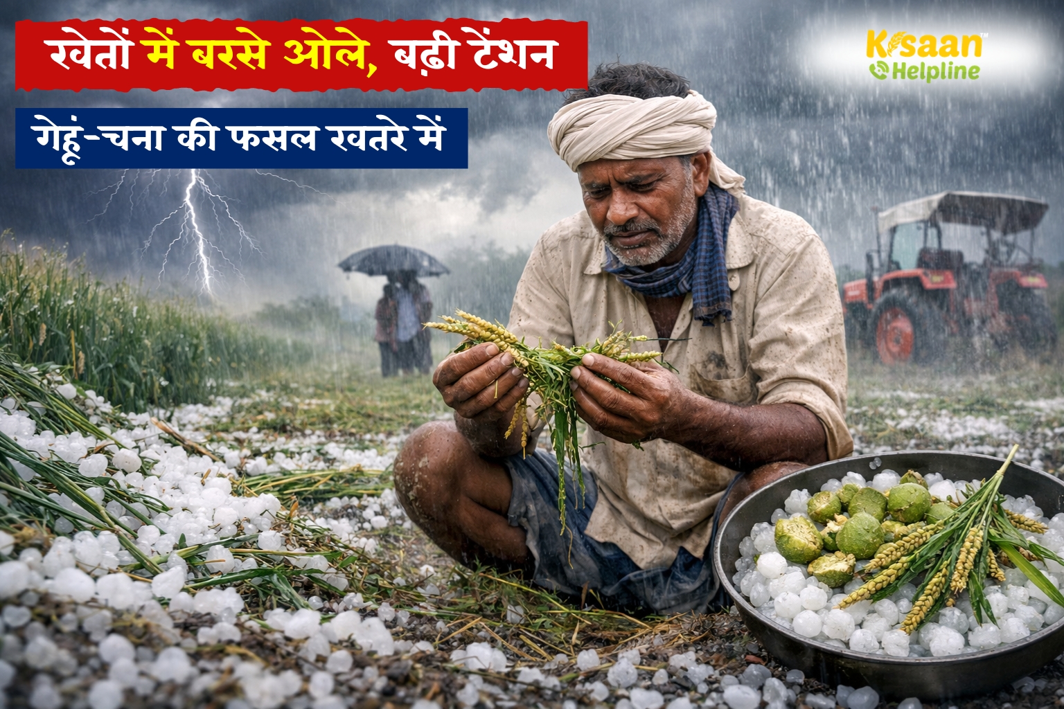 पश्चिमी विक्षोभ का डबल असर: मध्य प्रदेश और राजस्थान में बारिश-ओले से बदला मौसम, तैयार फसलों पर खतरा, किसानों को सतर्क रहने की सलाह