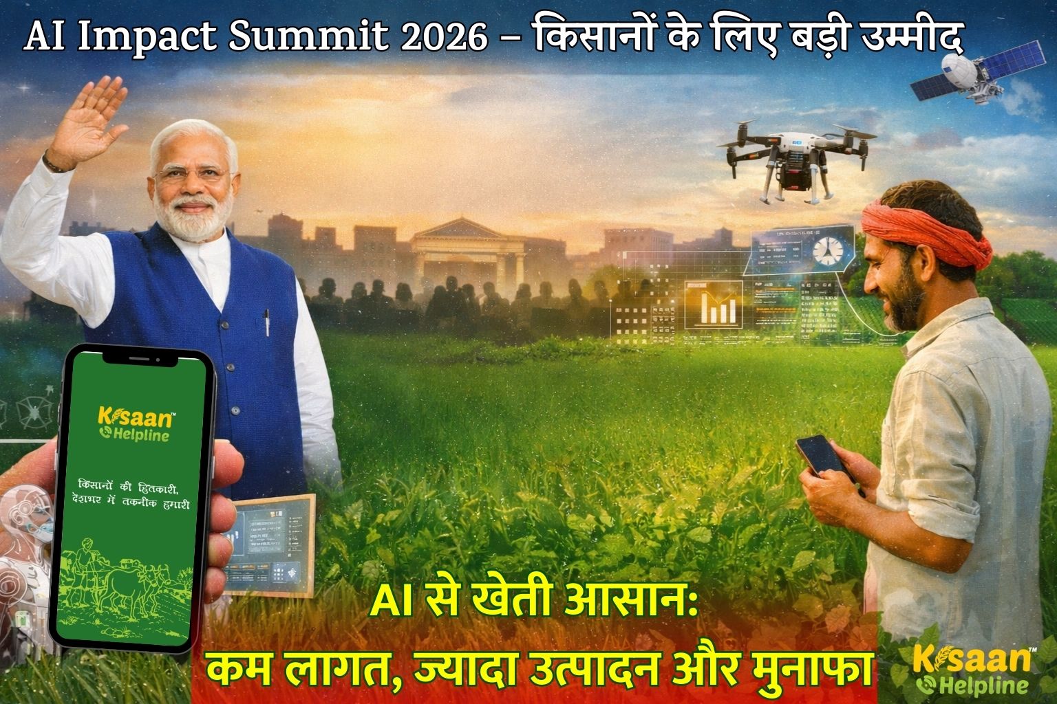 AI Impact Summit 2026: AI से खेती आसान, बढ़ेगी आय