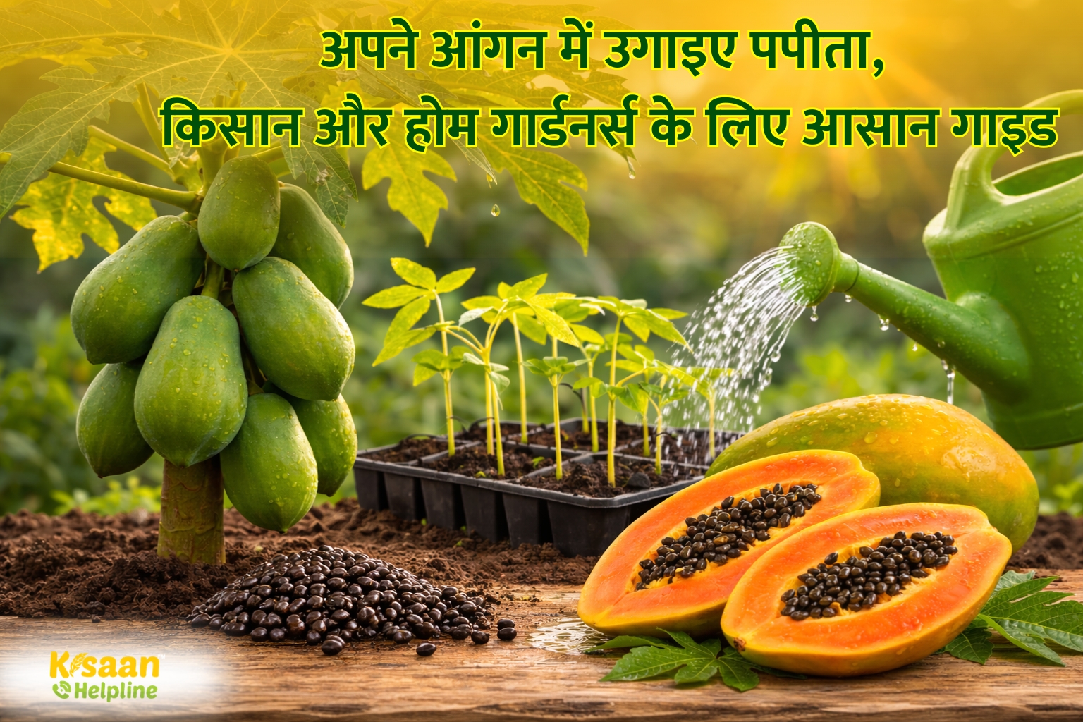 अपने आंगन में उगाइए पपीता, किसान और होम गार्डनर्स के लिए आसान गाइड