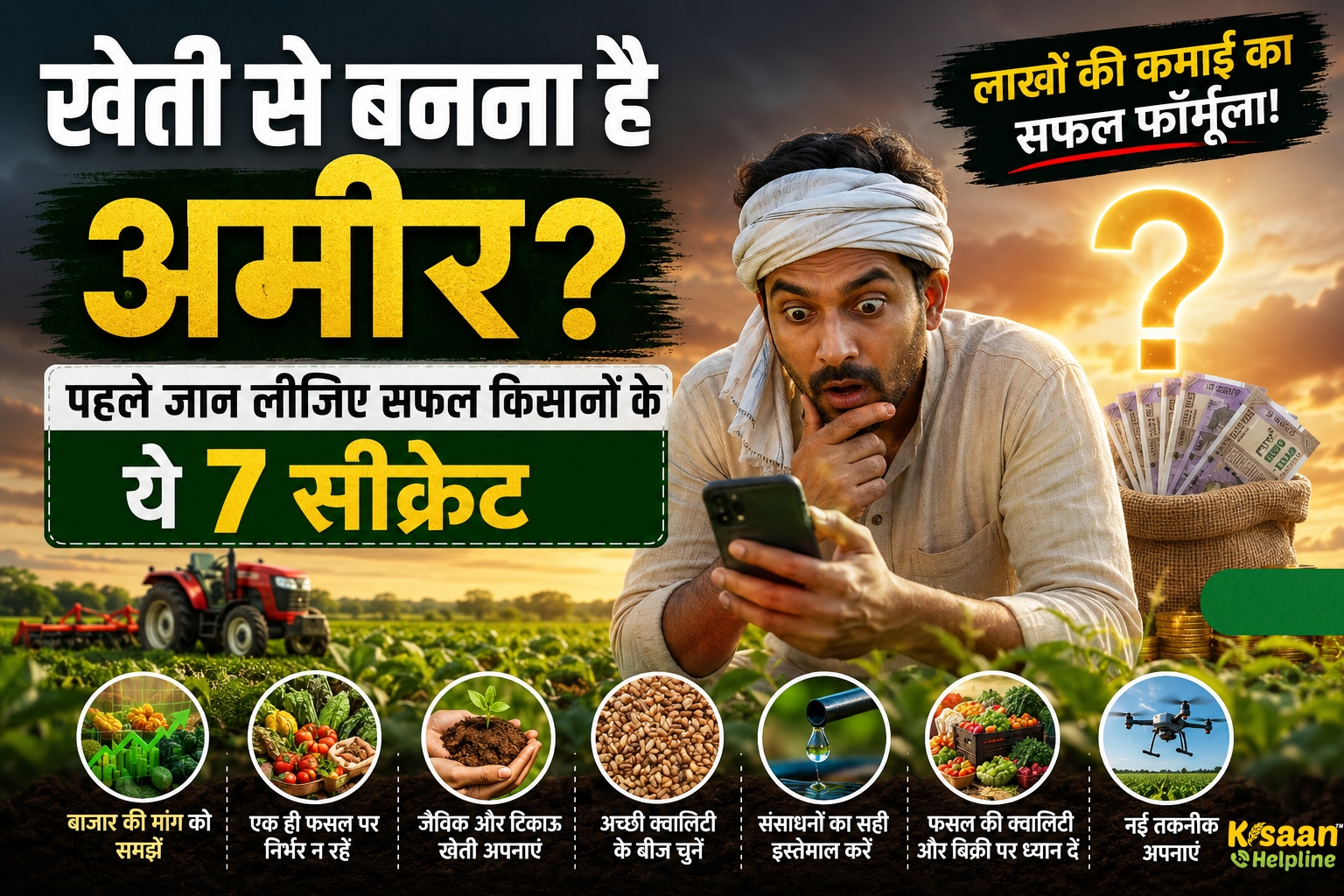 खेती से कमाना चाहते हैं लाखों? सफल किसानों के ये 7 स्मार्ट फॉर्मूले बदल सकते हैं आपकी तकदीर