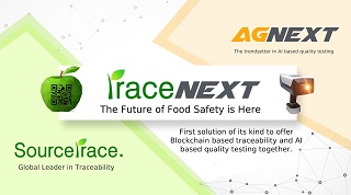 AgNext साझेदार SourceTrace को खाद्य-सुरक्षा और निष्पक्ष-व्यापार मंच बनाने के लिए