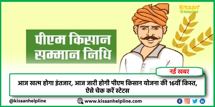 PM Kisan 16th Installment 2024: आज खत्म होगा इंतजार, आज जारी होगी पीएम किसान योजना की 16वीं किस्त, ऐसे चेक करें स्टेटस