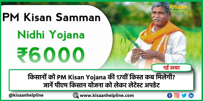 किसानों को PM Kisan Yojana की 17वीं किस्त कब मिलेगी? जानें पीएम किसान योजना को लेकर लेटेस्ट अपडेट